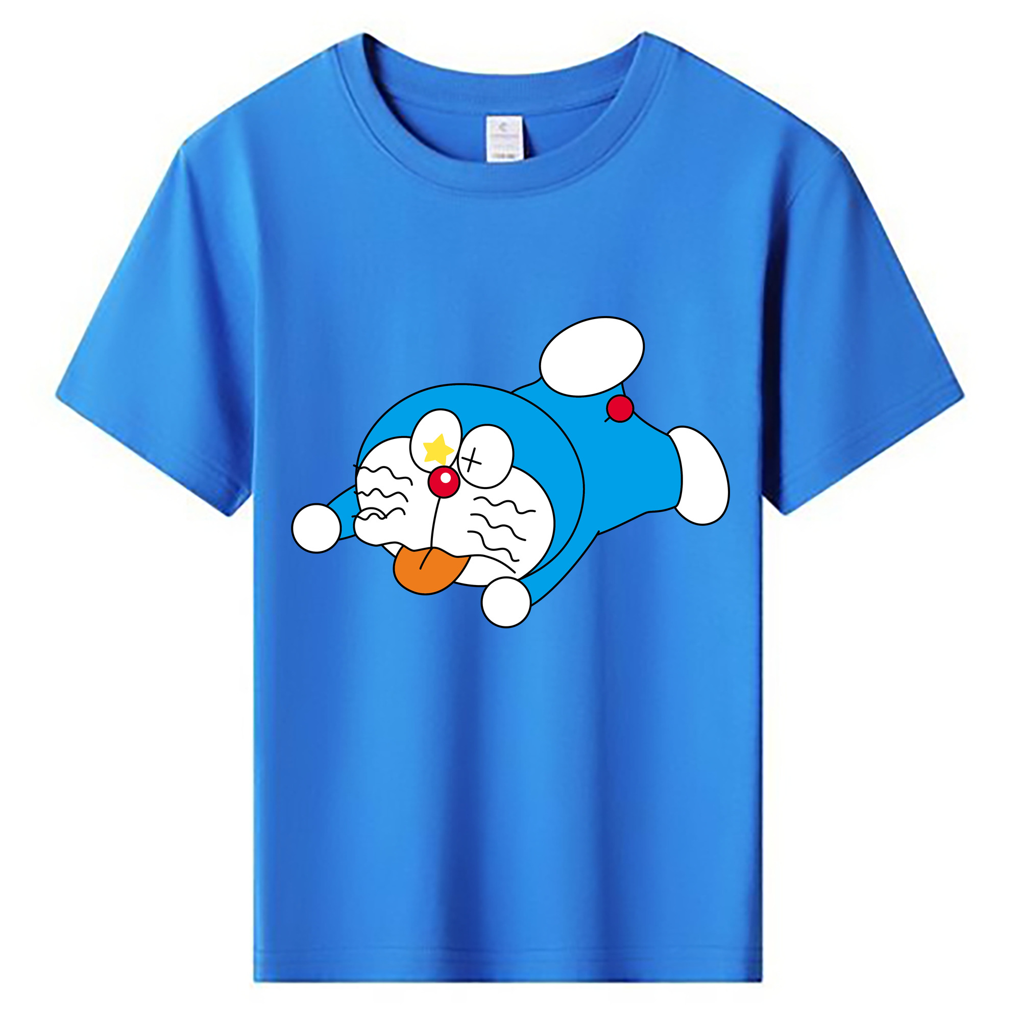 （画像用） ドラえもん Doraemon 綿100％キッズTシャツ（フロントプリント）